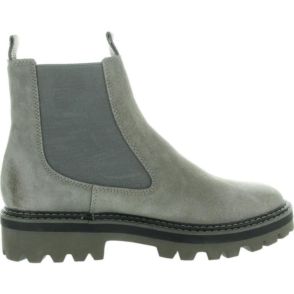 Dolce Vita Womens Gray Stretch Suede Chelsea Boots New - Picture 2 of 2